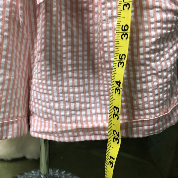 📌 Nautica Striped Sleeveless Cotton Teen Romper with Pockets - Picture 7 of 13